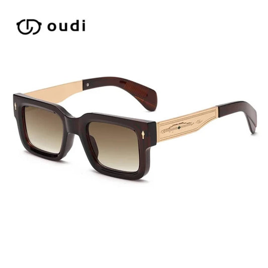 Doudi Retro Square Sunglasses
