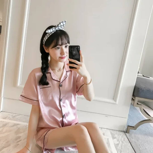 pyjama à manches courtes pour femmes