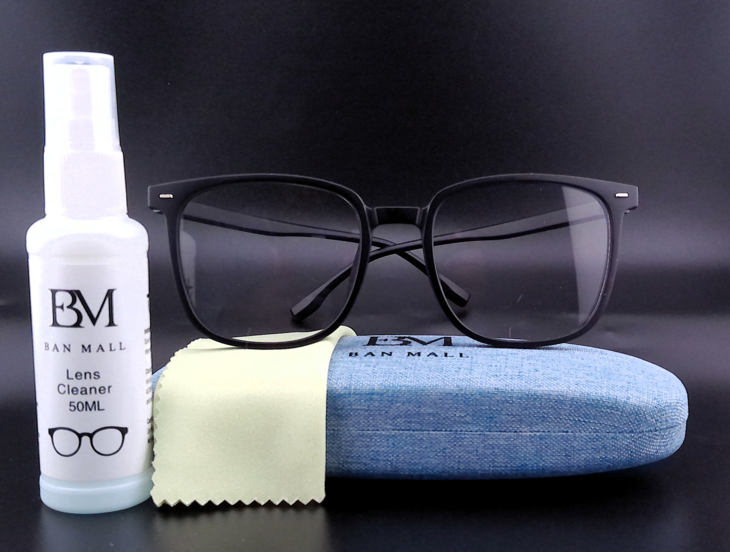 Lunette photochromique unisexe carrée