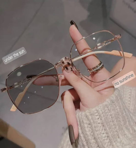 Photochromic square frame
