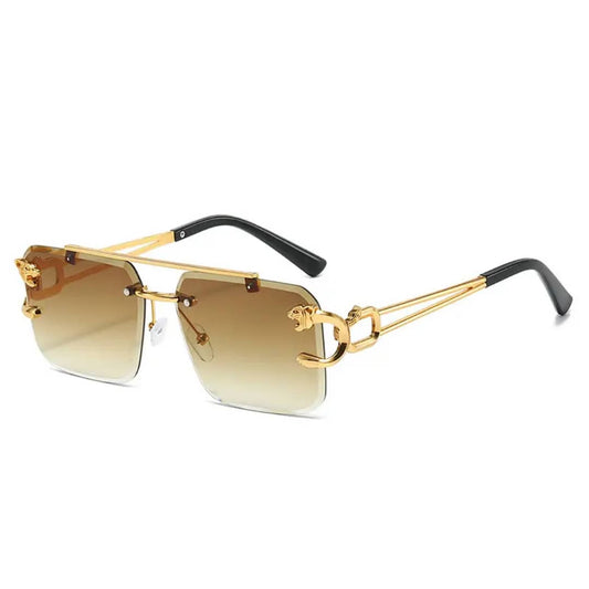 GOLDERN LEOPARD Sunglasses rect