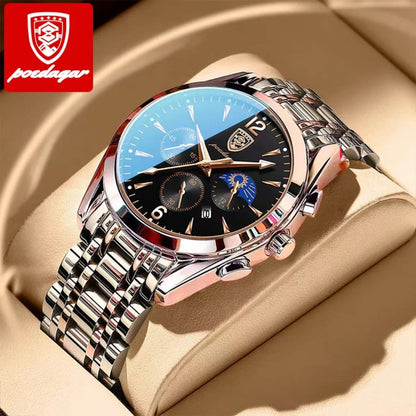 Poedagar Executive Chronograph Men's Luxury Watch