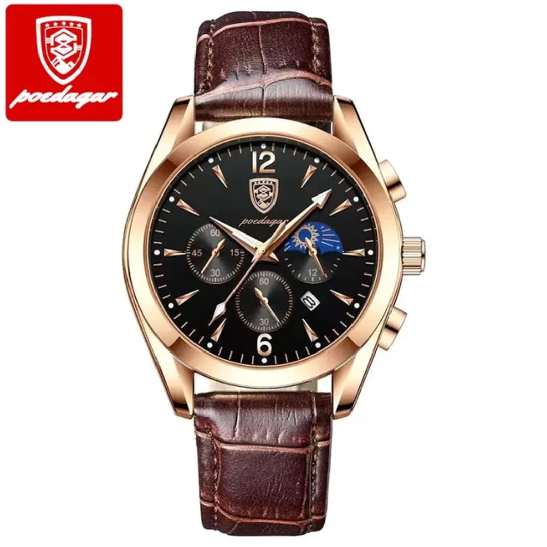 Poedagar Executive Chronograph Men's Luxury Watch